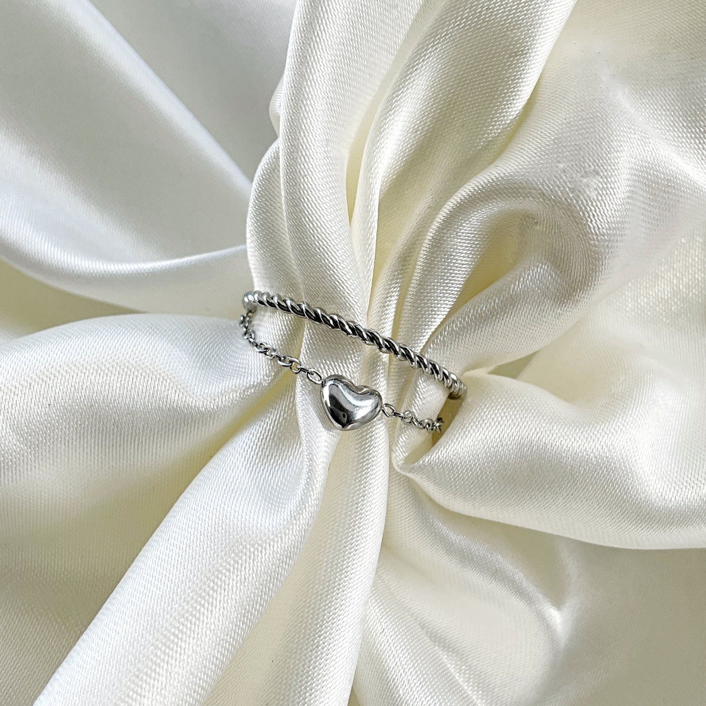 Anello Doppio&Cuore