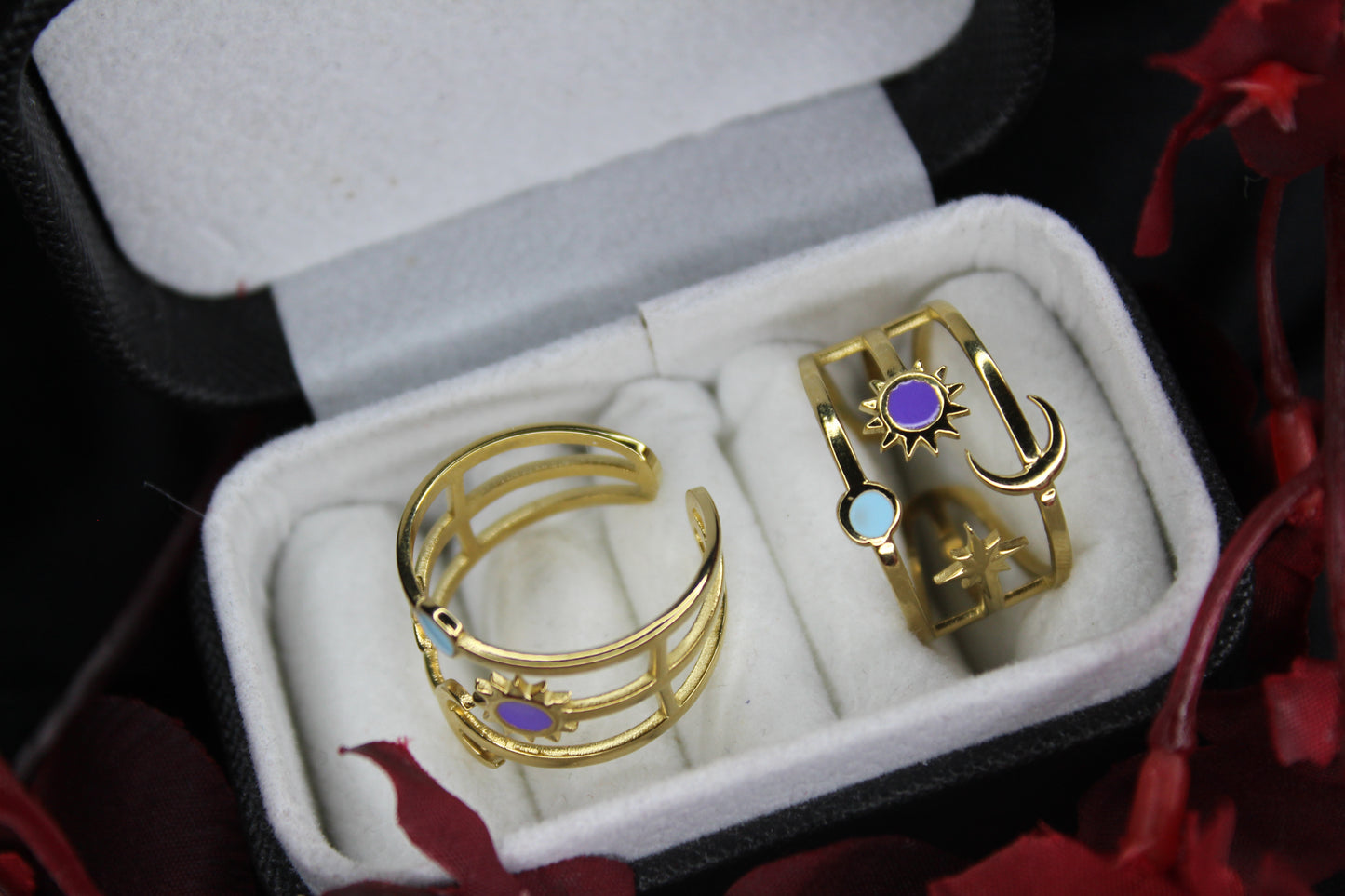 Anello Stella, Luna & Sole